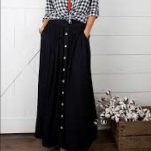 Matilda Jane Long Black Skirt